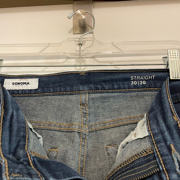 Sonoma dark wash jeans | straight fit | size 30/30 - Picture 5 of 9